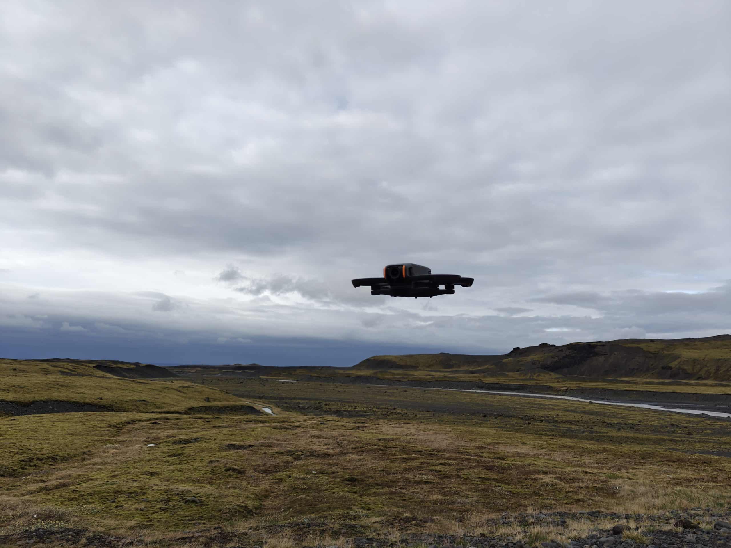 Drone ijsland