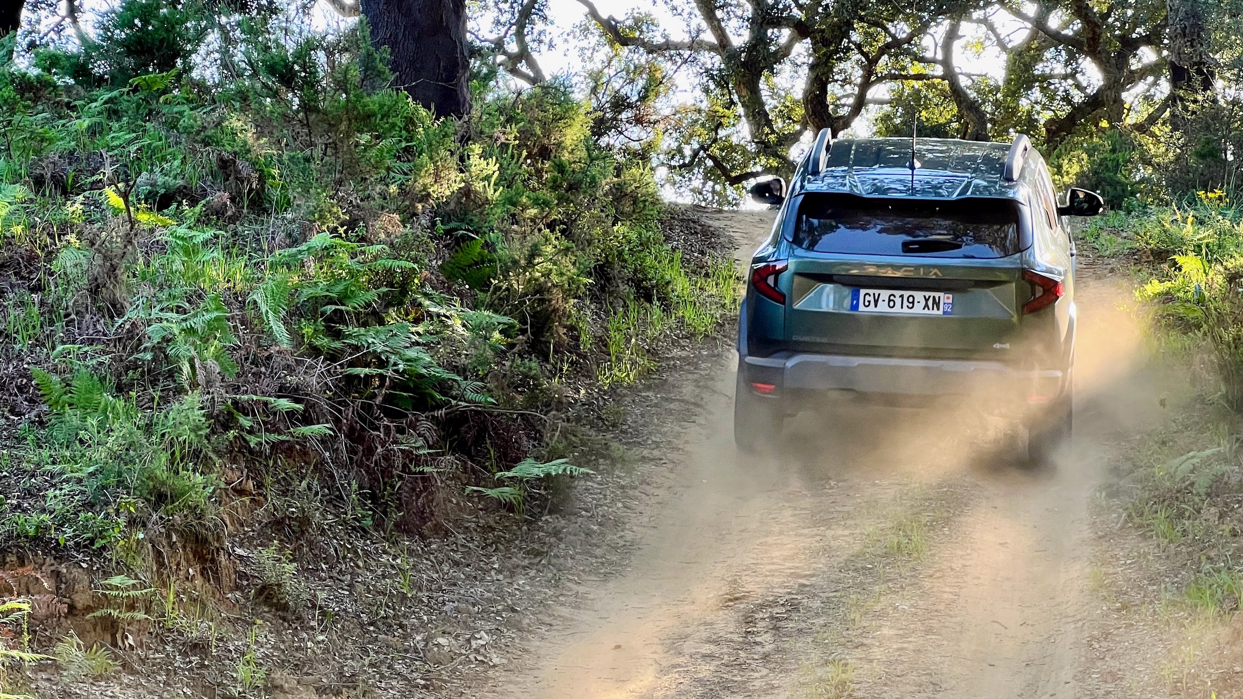 De nieuwe Dacia Duster tijdens een Off-road bootcamp