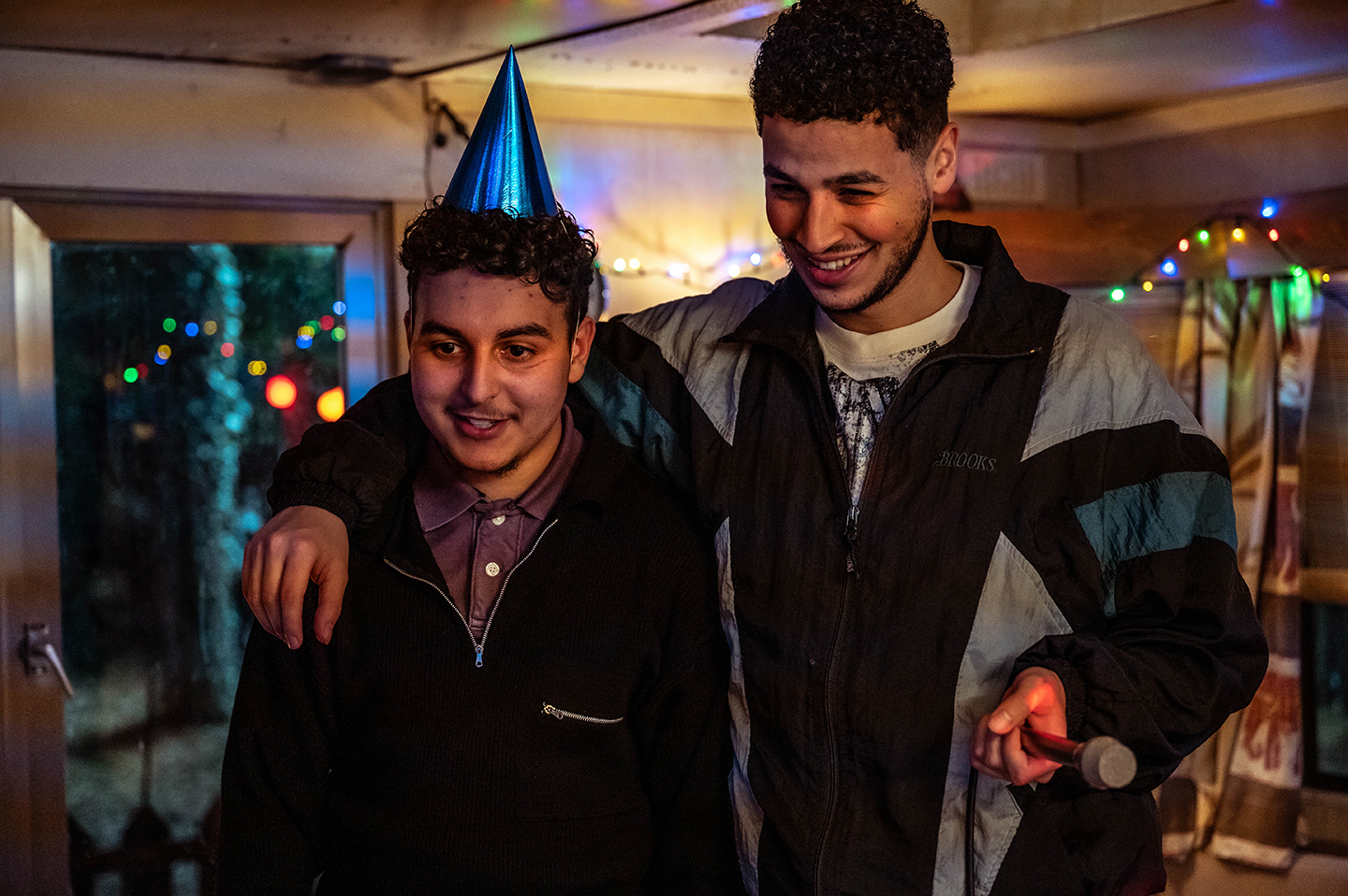 (L to R) Marouane Meftah as Dino & Hamza Othman as Steve