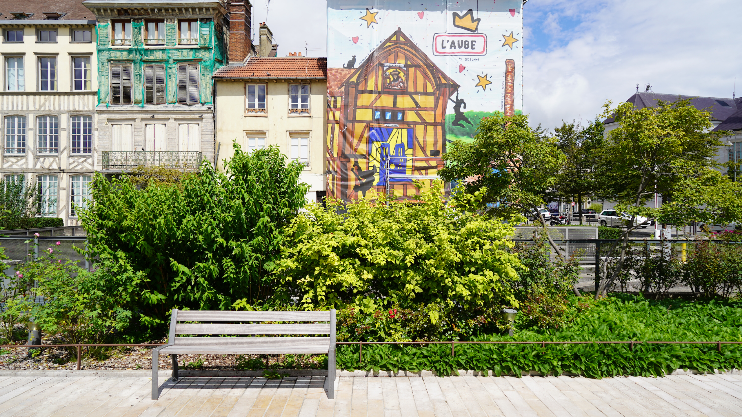 Troyes (Aube) een stad die moet gaan bezoeken