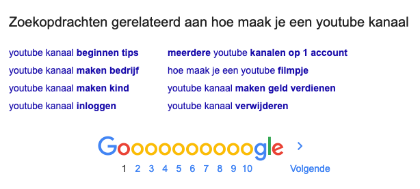 <i>Google gerelateerd</i>