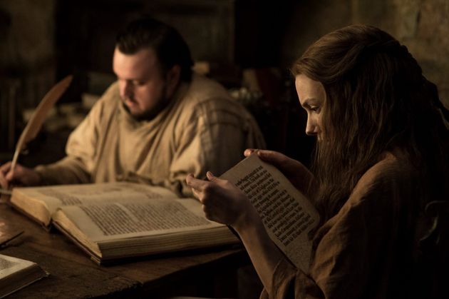 <em>Tarly en Gilly. (Foto: Helen Sloan\/HBO)<\/em><em><\/em>