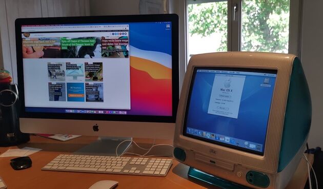 Hoe betrouwbaar is Apple? Nou deze iMac uit 2001 doet het nog steeds