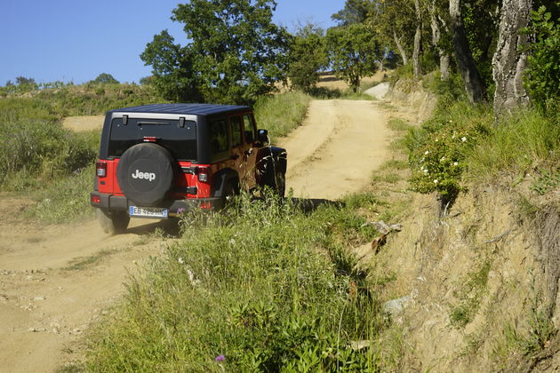 Off-road in de heuvels bij Saint-Tropez