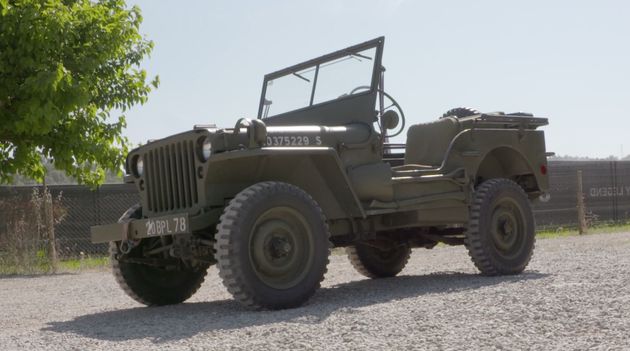 Rijden met een Jeep Willys-Overland uit 1941