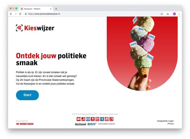 <i>Ontdek jouw politieke smaak!</i>