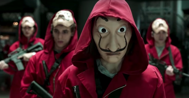 La Casa de Papel, een aanrader om te gaan kijken op Netflix.