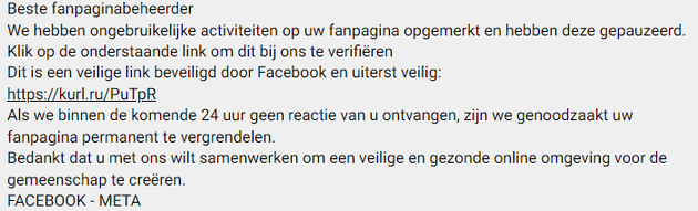 Spam facebook