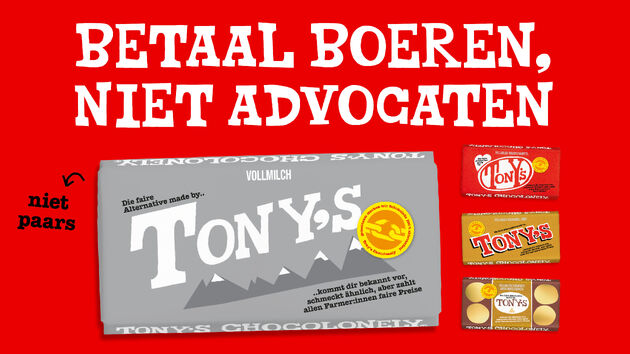 De tegenreactie van Tony`s Chocolonely