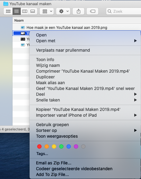 <i>Video informatie</i>